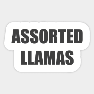 Assorted Llamas iCarly Penny Tee Sticker